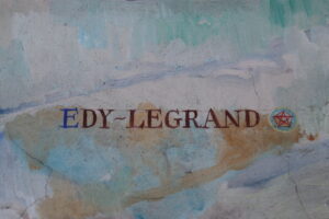 Signature Edy Legrand sur la fresque de la transfiguration